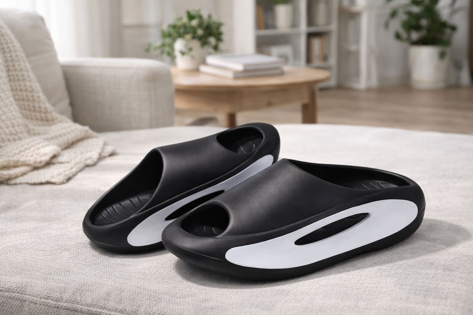 Unisex Cushioned Platform House Slid