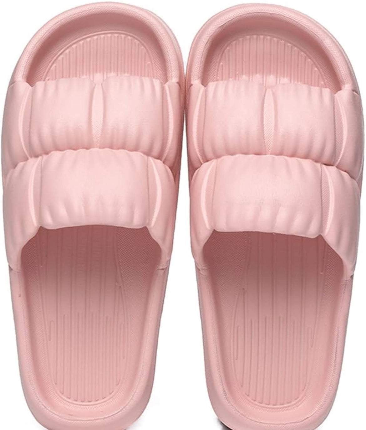 cushioned slide sandals