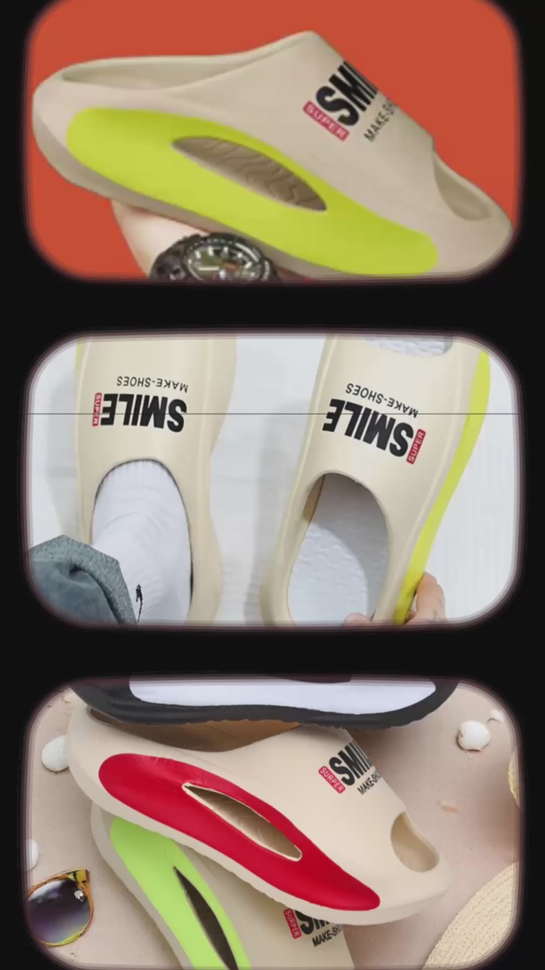 Unisex Eva smile sandals
